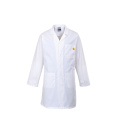 Blue Color Washable Antistat Uniform Cleanroom Clothing Dust Free ESD Ceanroom Coat